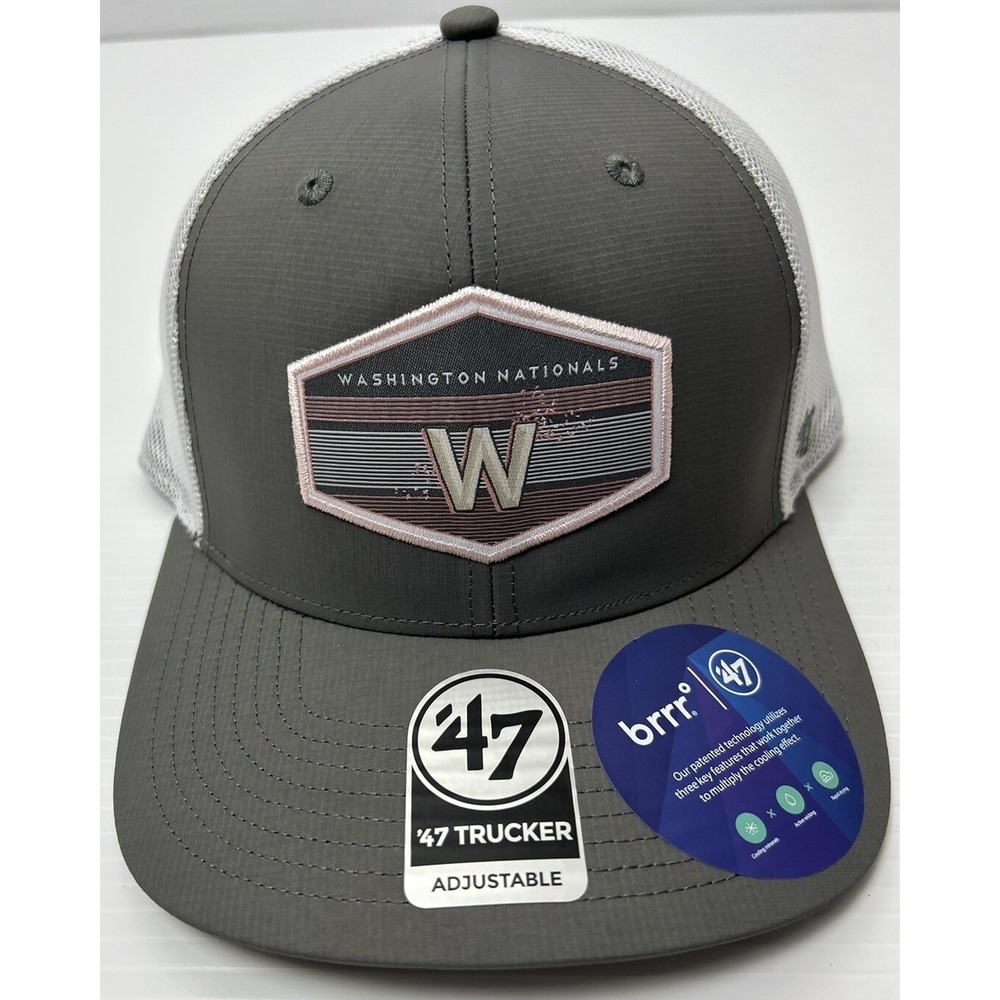 '47 Brand Washington Nationals City Connect Burgess Trucker Hat Snapback OSFM